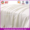 cotton satin stripe sheeting fabric 100% cotton bleached satin stripe fabric for star hotel bed sheet 100% white cotton stripe